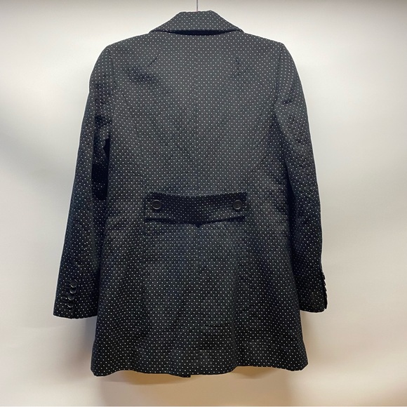 Ann Taylor Black & White Spotted Coat - Picture 2 of 8